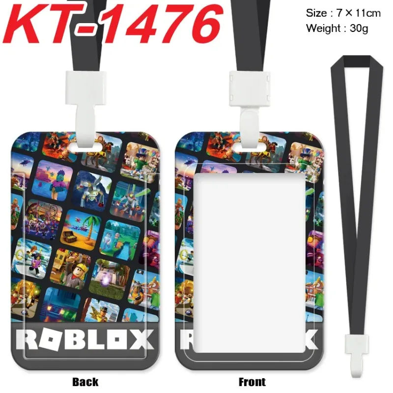 Lanyard Badge Holder - Robloxs カードホルダー かわいいカードカバー ランヤード 学生キャンパスカード ハンギング