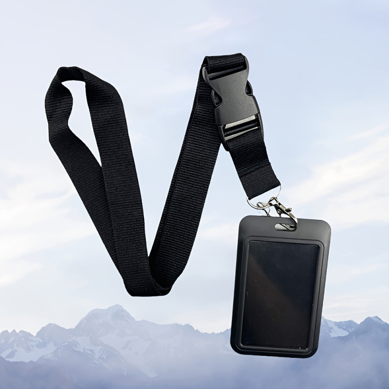 黒色のネックストラップバッジホルダーセット（取り外し可能なス - Lanyard Badge Holder のレビューと価格