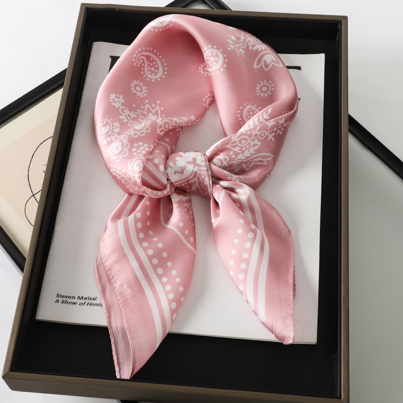 高級ブランド シルク スクエア ペイズリー スカーフ レディ - Ascot Neck Scarf のレビューと価格