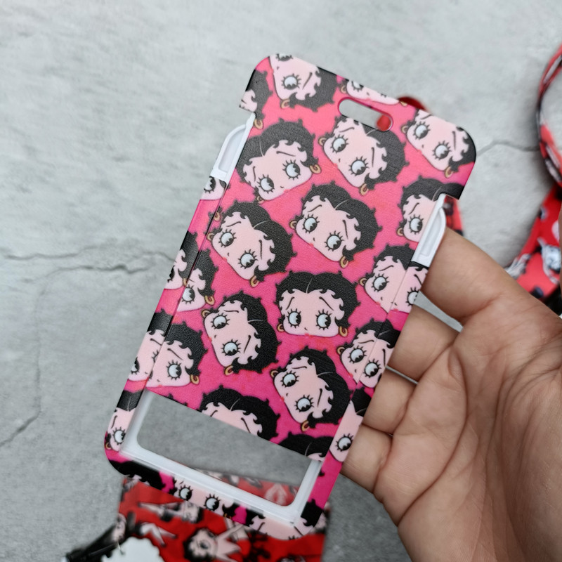 ベティ・ブープシリーズのアニメバスカードホルダー、キャンパス - Lanyard Badge Holder のレビューと価格