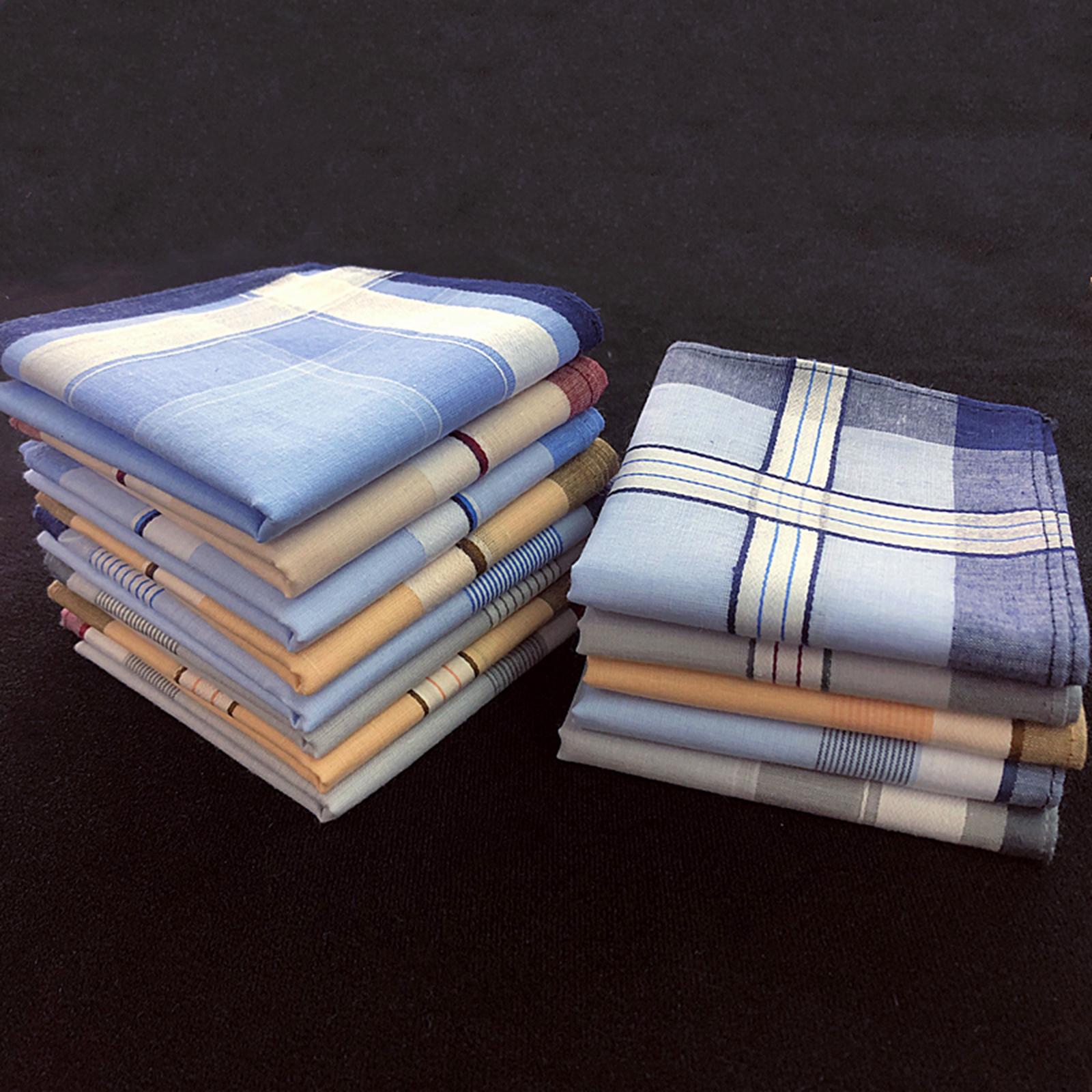 綿メンズハンカチ 16 インチ汗拭きタオル プレミアムポケッ - Handkerchief Cotton Men のレビューと価格